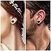Longbeauty 6 Pair Stainless Steel Screwe Flesh Tunnel Expander Eer Plug Gauge Earlets 6 Colors 6MM