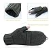 Akayboya Winter Warm Knitted Fingerless Gloves Convertible Wool Gloves with Mittens Cover for Women and Men