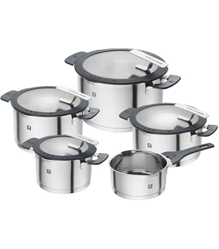 Amazon.com: ZWILLING Joy Cookware Set, 4 pcs., Silver: Home & Kitchen