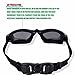 Asehuoz Swimming Goggles Anti Fog Shatterproof UV Protection,No Leaking with Silicone Nose Clip Ear Plugs and Protection Case Swimming Goggles Suit for Men Women Kids-Best Swim Goggles (black-1)