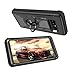Dailylux Shockproof Case for Samsung Galaxy Note 8, Rugged Heavy Duty Hybrid Holster Rotating Swivel Protective Bumper Kickstand Cover with Belt Clip, Black