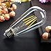 Antique LED Bulb, SHINE HAI 4W (40W Equivalent) ST64 Vintage Edison Light Bulb LED Lighting, 470 Lumen 2200K Warm White E26 Base, Pack of 6