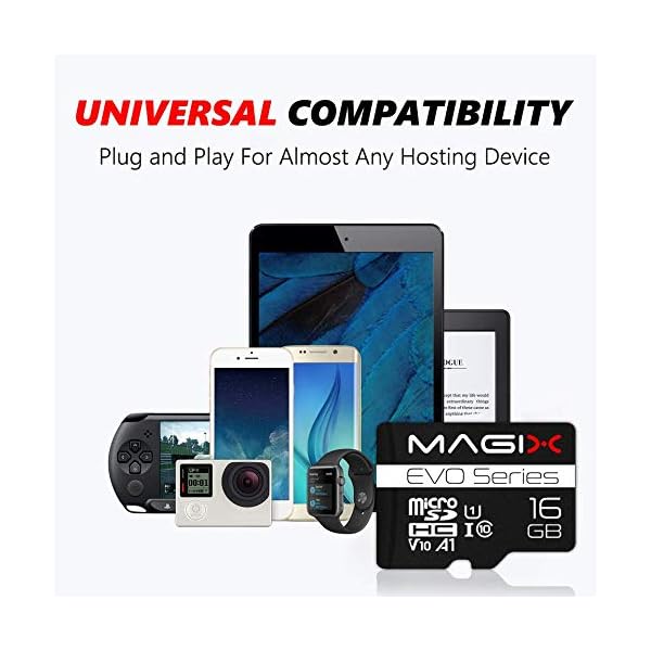 Magix MicroSD Speicherkarte EVO Series Klasse10 V10 + SD Adapter bis zu 80 MB/s (16GB) – Bild 3