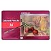 Cergio Artist's Colord Pencils Tin Case 36 Color School,Eco pencil for professionals+Stickers