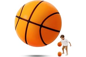 BLOCE Dribble Dream Silent Basketball 29.5, 2025 New Upgrade 3D Silent Basketball Dribbling Indoor, Foam Basketball Indoor Training Quiet Ball Gift for Youth