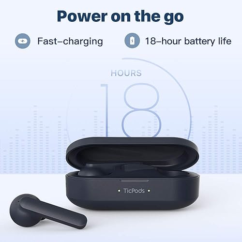 TicPods True Wireless Earbuds (TicPods 1, Blue) in Kuwait Whizz