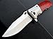 Eafengrow EF51 Professional Wood Pocket Knives with Steel, Wood Folding Knife Survival Knife Outdoor Camping Knife Tools