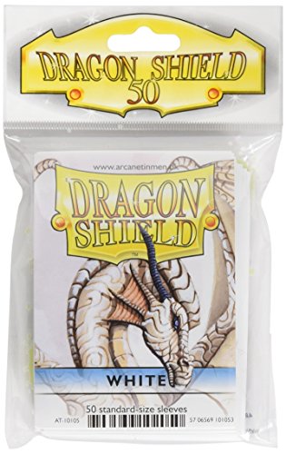 Dragon Shield Sleeves: 50Ct Card Game, White