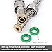 HOMEIDEAS Flexible Shower Hose Stretch 59-Inch to 79-Inch Stainless Steel Extra Long Shower Hose Replacement Handheld Shower Head Hose Extension, Brushed Nickel