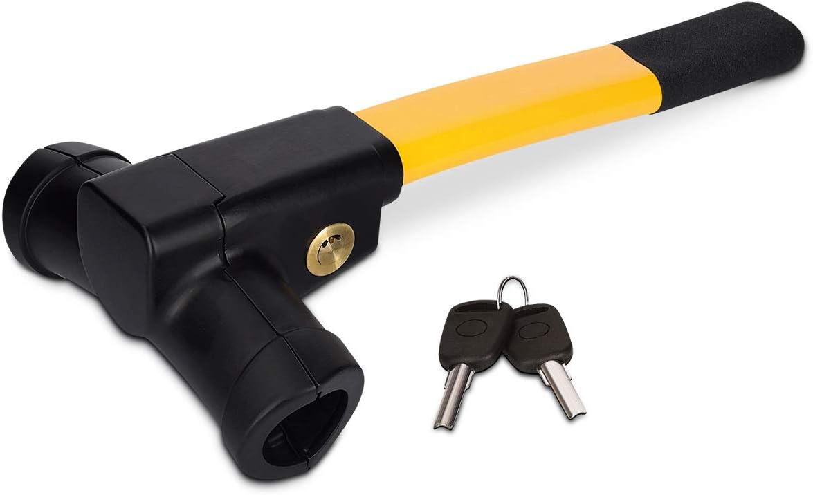 Navaris Car Steering Wheel Lock Universal AntiTheft Locking Device