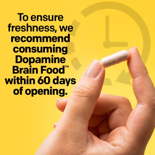 NATURAL STACKS Dopamine Focus Supplement & Memory Supplement for Brain