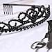 Wedding Bridal Black Rhinestone Tiara Crown Comb Hair Clips Headband for Women Accessory Christmas Halloween Party