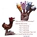 Storytelling the Little Red Hen Finger Puppet 5pc