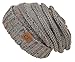 Funky Junque Oversized Beanie - Dove Grey (Confetti)
