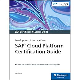 Amazon Com Sap Cloud Platform Certification Guide