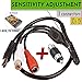 CCTV Microphone Security Outdoor Microphone Audio Microphone Tiny CCTV Surveillance Microphone RCA Microphone DVR with High Sensitive Preamp Amplified Pickup Device Mic for External Camera Sound primary