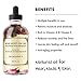 Rose Multi-Use Oil Set - Rose Roll-On Perfume and Oil for Face, Body and Hair - Organic Blend of Apricot, Vitamin E, Fractionated Coconut and Sweet Almond Oil Moisturizer for Dry Skin, Scalp and Nails