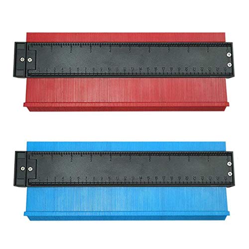 Meka-supplies - Plastic Profile Copy Gauge Irregular Shaper Contour Gauge Duplicator Wood Marking Tool Tiling Laminate Tiles Measuring Tools