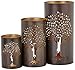 Deco 79 Metal Tree Candle Lantern, Set of 3 12