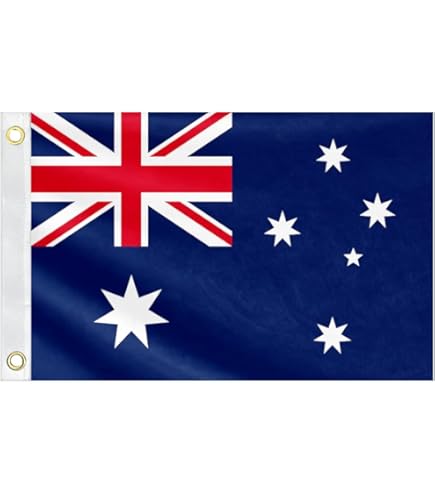 Bandeira Austrália AZ FLAG 150x250cm - Poliéster Com Ilhós