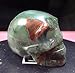 Hand Carved Natural Gemstone Carving Skull Statue Figurine Collectible 1.9
