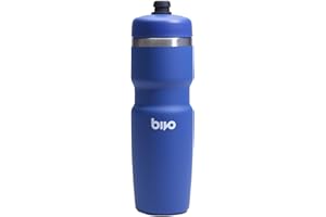 Bivo Trio 21oz Insulated Stainless Steel Bike Water Bottle - for Cycling - Fits Most Cages, Dishwasher Safe - Keeps Drinks Co