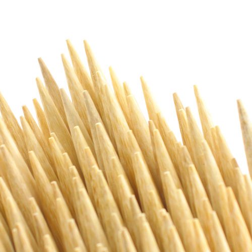BambooMN 100pcs 15cm (5.88") 5mm (7/32") Disposable Bamboo Manicure Pedicure Sticks/Cuticle Pushers