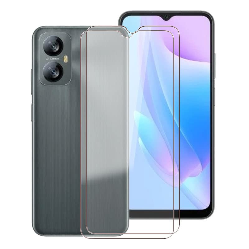 KJYF For Blackview A52 Screen Protector Tempered Galss, [2 Pack] High Clear [9H Hardness] [Bubble Free] [Easy Install] Matte Protective Film for Blackview A52 6.50 Inch.