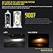 BEAMTECH 9007 LED Headlight Bulb, 50W 6500K 8000Lumens Extremely Brigh CSP Chips Conversion Kit