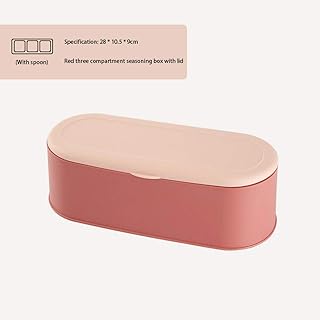 QQDL Gewürz Kartei Spice Box Gewürzglas Zur Aufbewahrung,Verwendet in Küchenschränken und Arbeitsplatten,Wasserdicht,Vermeiden Sie Milben,Versiegelte Aufbewahrungsbox für Lebensmittel,für die Küche