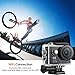 MOSPRO FT7500 Action Camera, 4K Ultra HD Wifi Waterproof 170 Degree Wide Angle 12 MP DV Camcorder Sports Camera with 2.4G Remote Control 2Pcs 1050mAh Batteries 19 Mounting Kits(2017 New)
