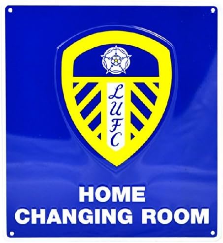 Leeds United F.C. Home Changing Room Sign (22.5cm x 25cm) - by Mark My Words