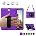 BRAECN Case for Galaxy Tab S2 9.7,Full-Body Shockproof Anti-Slip Protective Case with 360 Degrees Rotatable Kickstand/a Hand Strap/a Shoulder Strap for Samsung SM-T810/SM-T815 (Purple)