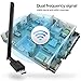USB WiFi Adapter 1200 Mbps USB Wireless Network Adapter with Dual Band 2.4GHz/300Mbps+5GHz/866Mbps 5dBi Antenna for Desktop Windows XP/Vista/7/8/10 Mac