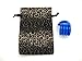 TANGLE Blue Jr. Metallic Fidget Toy in Leopard Animal Print Carry Bag