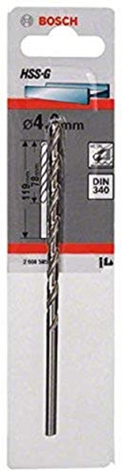 Bosch Professional 1x HSS-G Metal Drill Bit (for metal diameter 4,2 mm, Robust Line, Accessory Drill Driver)