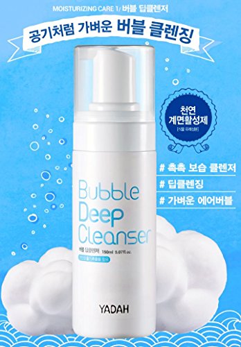 [YADAH] Bubble Deep Foam Cleanser 150ml For All Skin Type Control Pore Blackhead