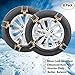 Heavy-Duty,Durable and Adjustable Tire Chains/Snow Chains for SUV/Truck/RV/ATV with Tire Width 205-275mm/8-10.8