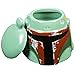 STAR WARS Boba Fett Mug - Ceramic Mandalorian Figural Coffee Mug with Removable Lid
