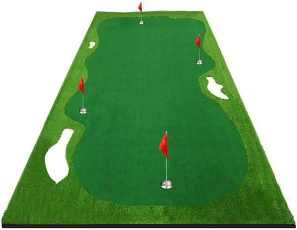 XYANZ Putting Green Mat Indoor,Golf Game Kids,Mini Golf,Golf Green Simulator with 6 Bonus Balls,Game And Gift for Home, Office, Outdoor Use,Standard