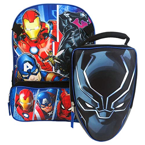 avengers backpack and lunchbox