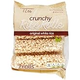 Harvest &amp; Lea Crunchy Rice Rolls Original White Rice Vegan - 7 rolls 2.5 oz. (5 pack)