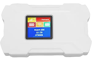 GOWENIC 4G WiFi Hotspot, 32 Device Connecttions, 4G LTE Instant Connectivity, With10 Hour Battery Life, for Travel, Remote Wo