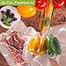 VacYaYa 2 Pack 11x50 (Total 100 feet) Vacuum Sealer Bags Rolls with BPA Free and Heavy Duty,Commercial Grade Vaccume Seal Bags Rolls Work with Any Types Vacuum Sealer