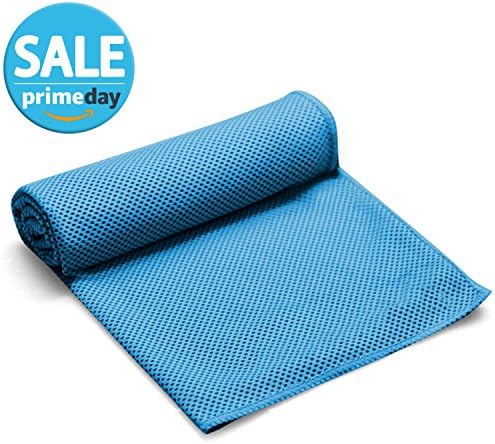 FITVC Neck Cooling Towel Evaporative Fast Instant Cool Towels Cooling Neck Wrap Ice Towel Scarf Bandana Neck Coolers for Sports Yoga Athletes Gym Fitness