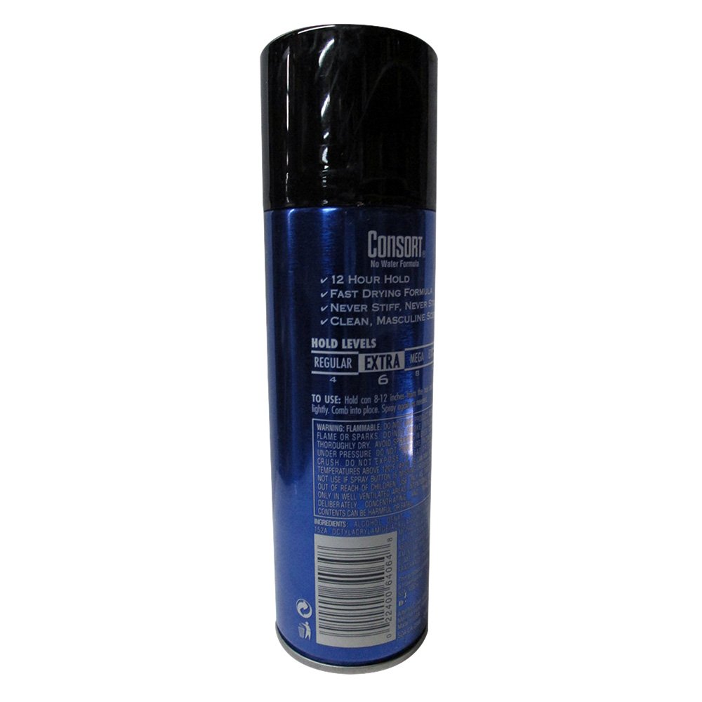 Buy Consort For Men Hair Spray Aerosol Extra Hold 8 30 Ounce By