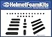 Bicycle Helmet Replacement Foam Pad Set Universal Fit Cycling Giro Bell Limar, Best Value, Includes Extra Pieces!