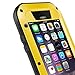 Love Mei Shockproof Water Resistant Dust/Dirt/Snow Proof Aluminum Metal Gorilla Glass Heavy Duty Protection Case Cover for Apple iPhone 6 Plus 5.5