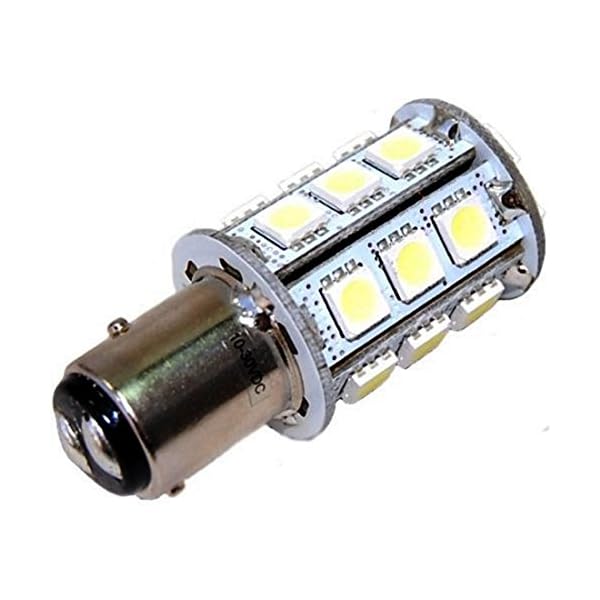 HQRP-BAY15d-24LED-SMD5050-Cool-White-Light-Bulb-for-Aqua-Signal-Series-40-41-42-50-Hella-2984-and-Perko-200-Fixtures-10-30V-DC-Replacement-plus-HQRP-Coaster