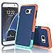 TILL Galaxy S7 Edge Case, (TM) Ultra Slim 3 Color Hybrid Impact Shockproof Anti-Slip Rugged Back Cover Soft TPU Hard PC Bumper Extra Front Raised Lip Case Cover for Samsung Galaxy S7 Edge G935 [Blue]